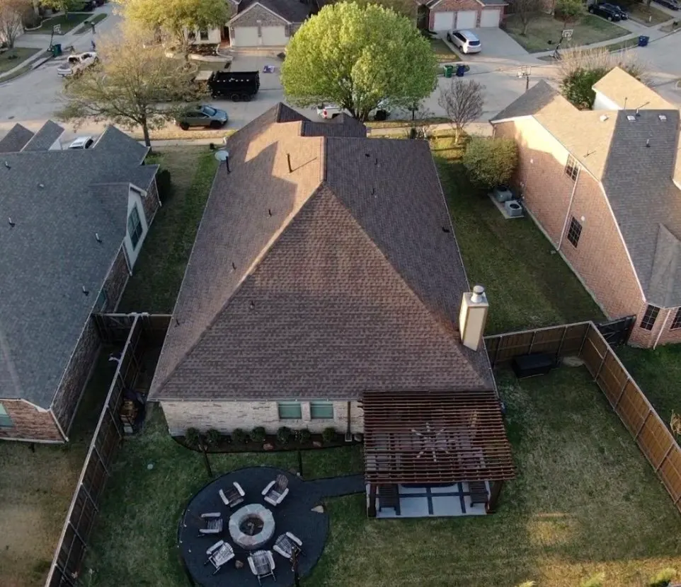 Pergola and fire pit patio project by Rubicon Roofing